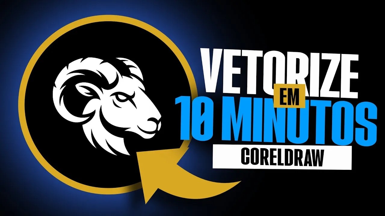 Vetorização Simples e Rápida com CorelDRAW É REALMENTE FÁCIL!