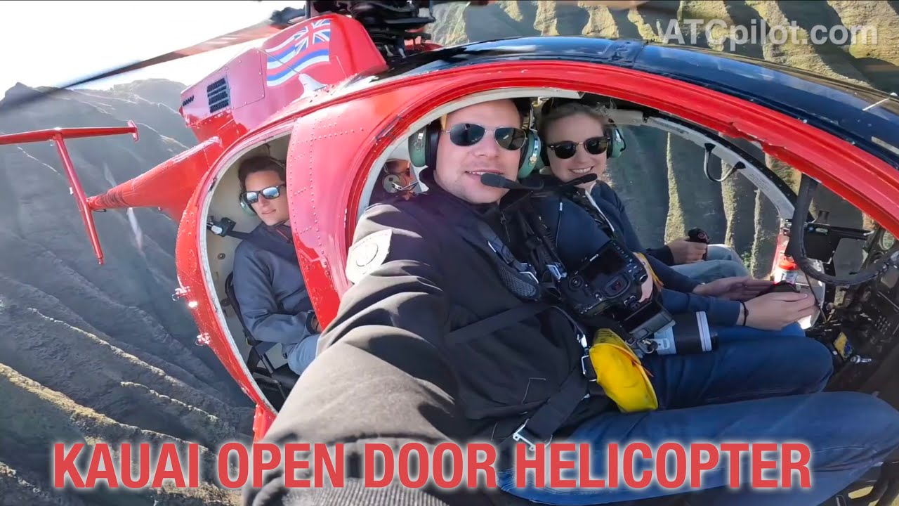 FLYING HAWAII VOL. 2 - KAUAI - OPEN DOOR HELICOPTER /w Airborne Aviation in Lihue