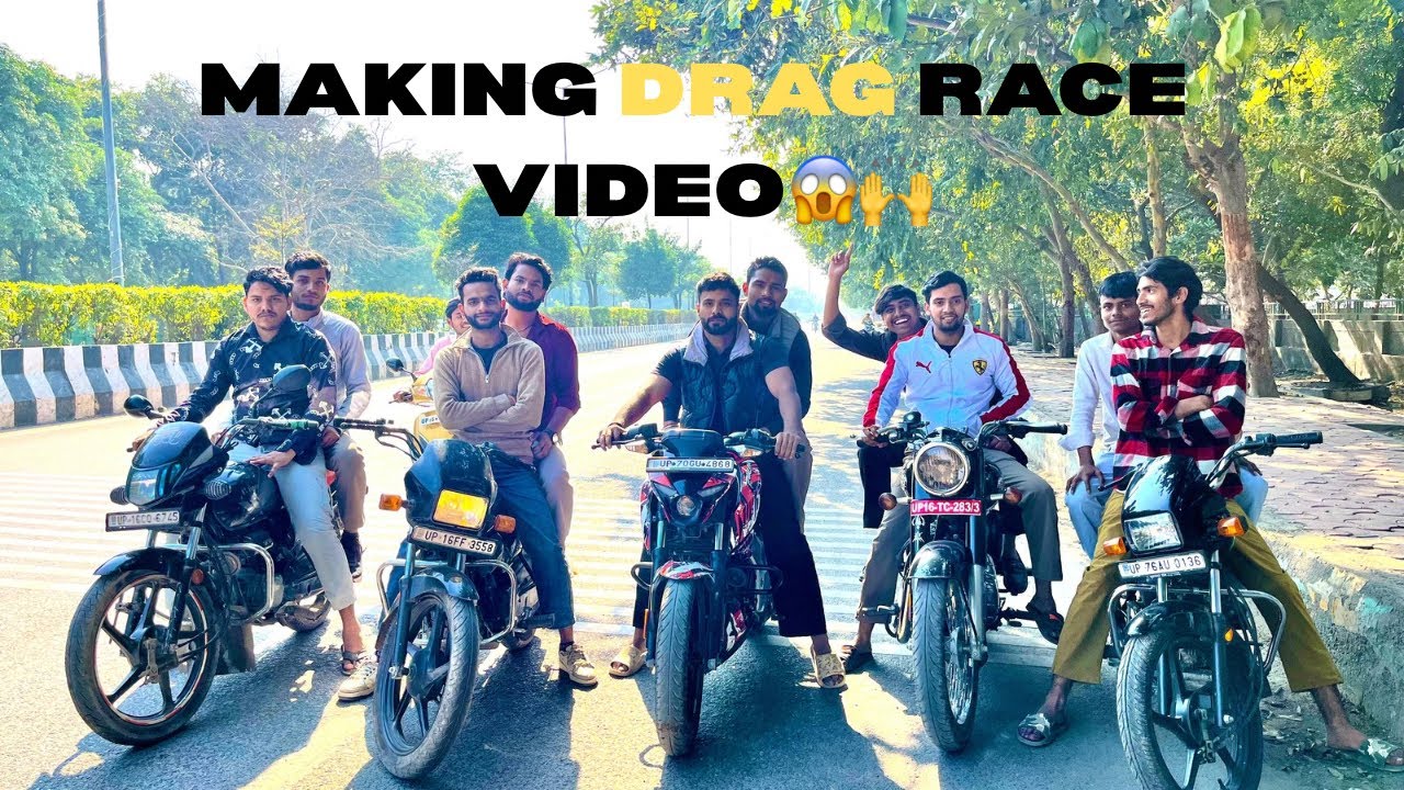 Making of Drag Race bullet 350 VS n160 pulsar😘