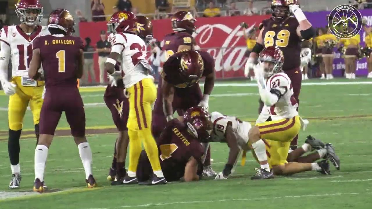 ASU Football: RB Cam Skattebo Highlights vs USC 9/23/23