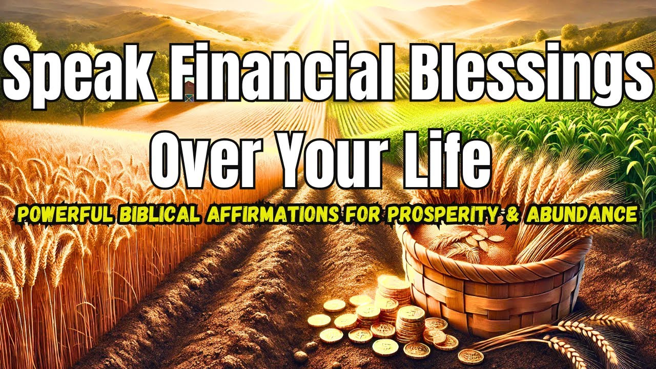 Speak Financial Blessings Over Your Life | Powerful Biblical Affirmations for Prosperity & Abundance