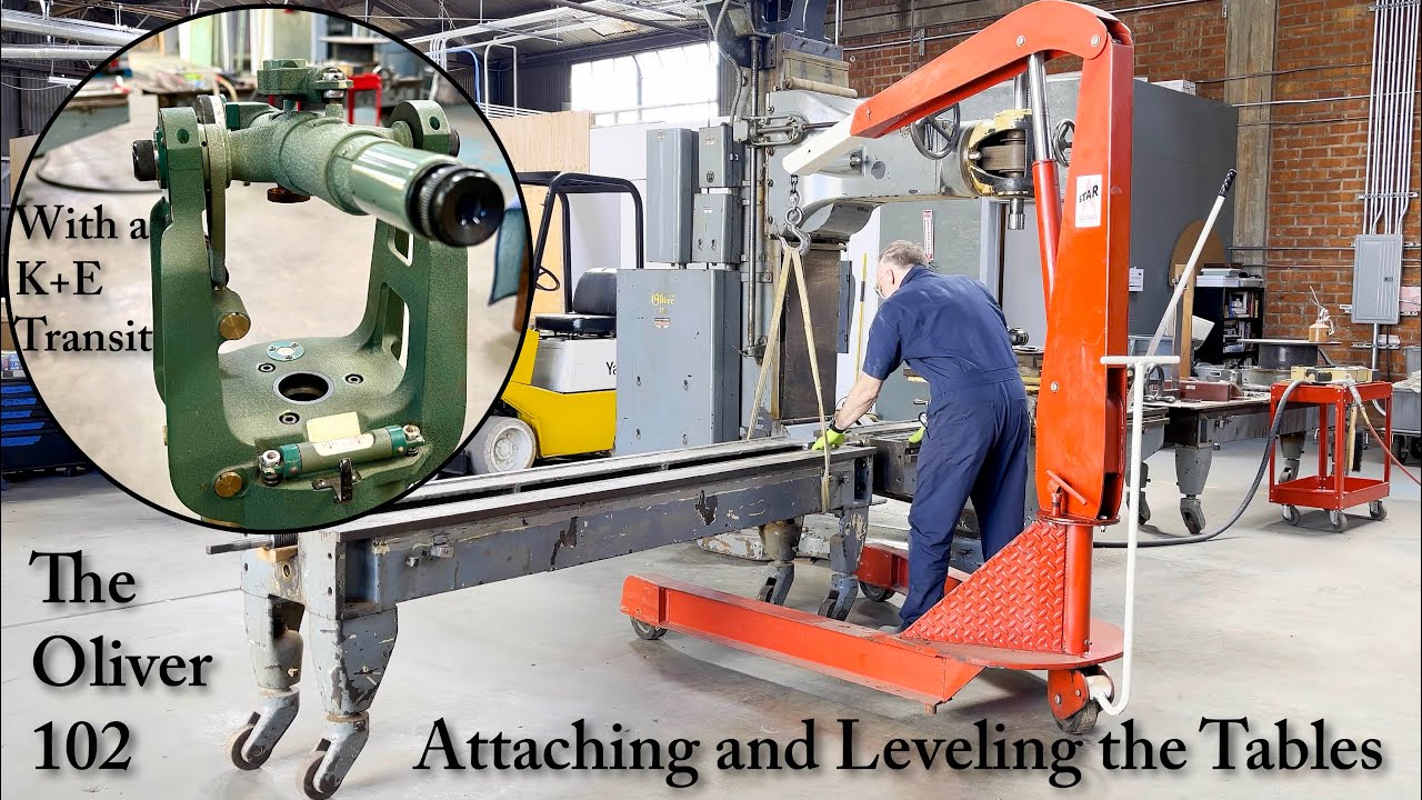 Attaching and Leveling the Tables of the Oliver 102