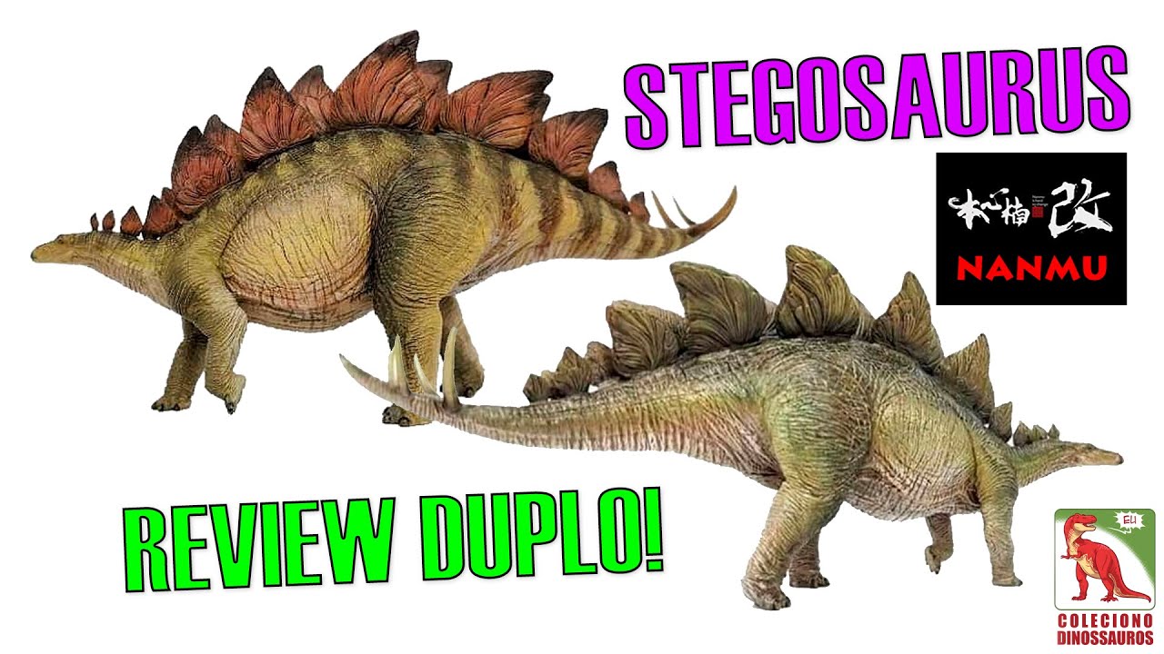 Stegosaurus Nanmu Studio - Duas cores! Review PT_BR