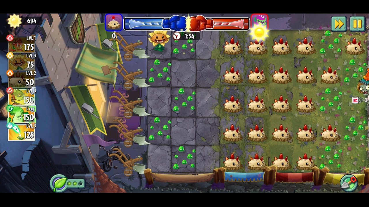 Plants vs Zombies 2: Arena Match | PvZ2 Gameplay
