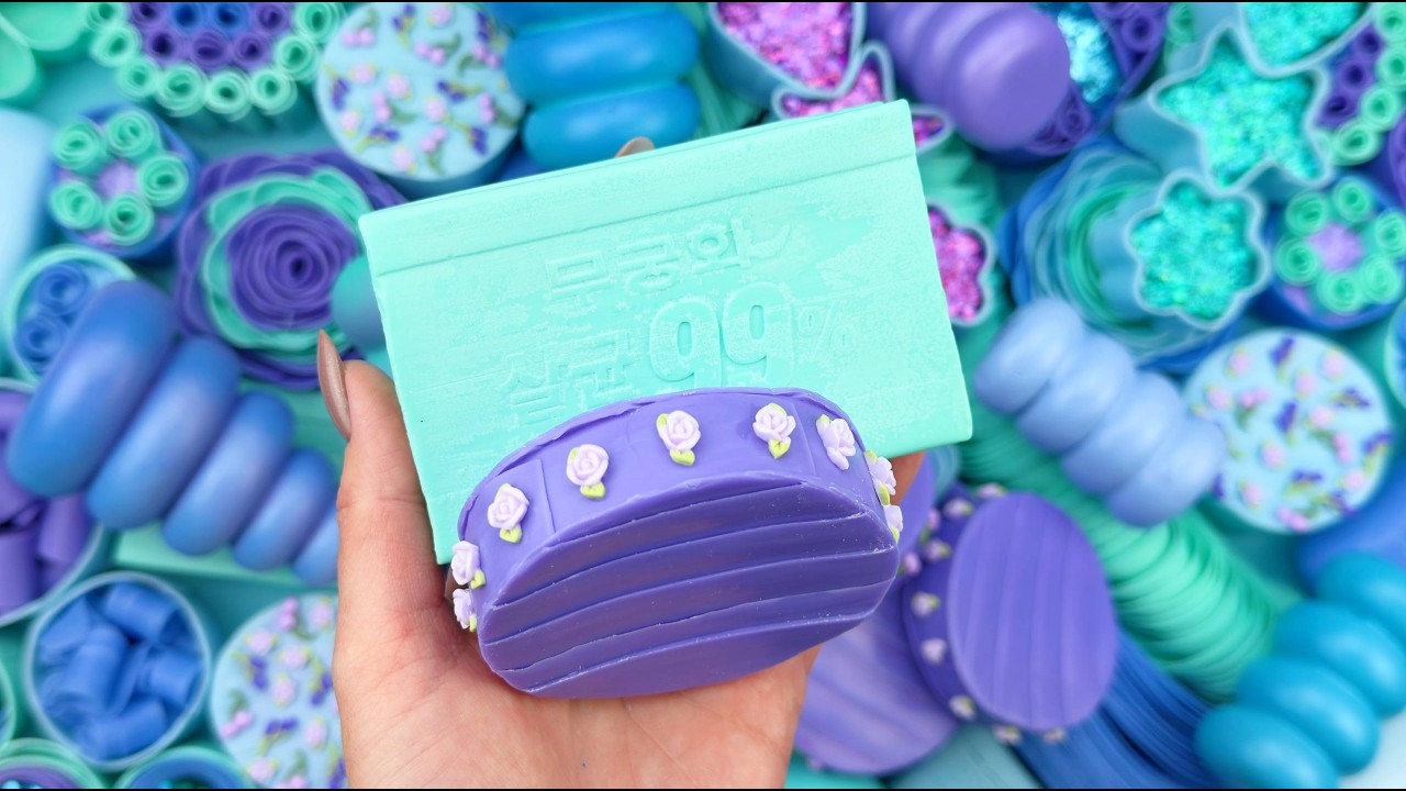 [ASMR] Ultimate Satisfying Soap Crumbles & Glitter Foam Destruction | Extreme Crunchy Tingles