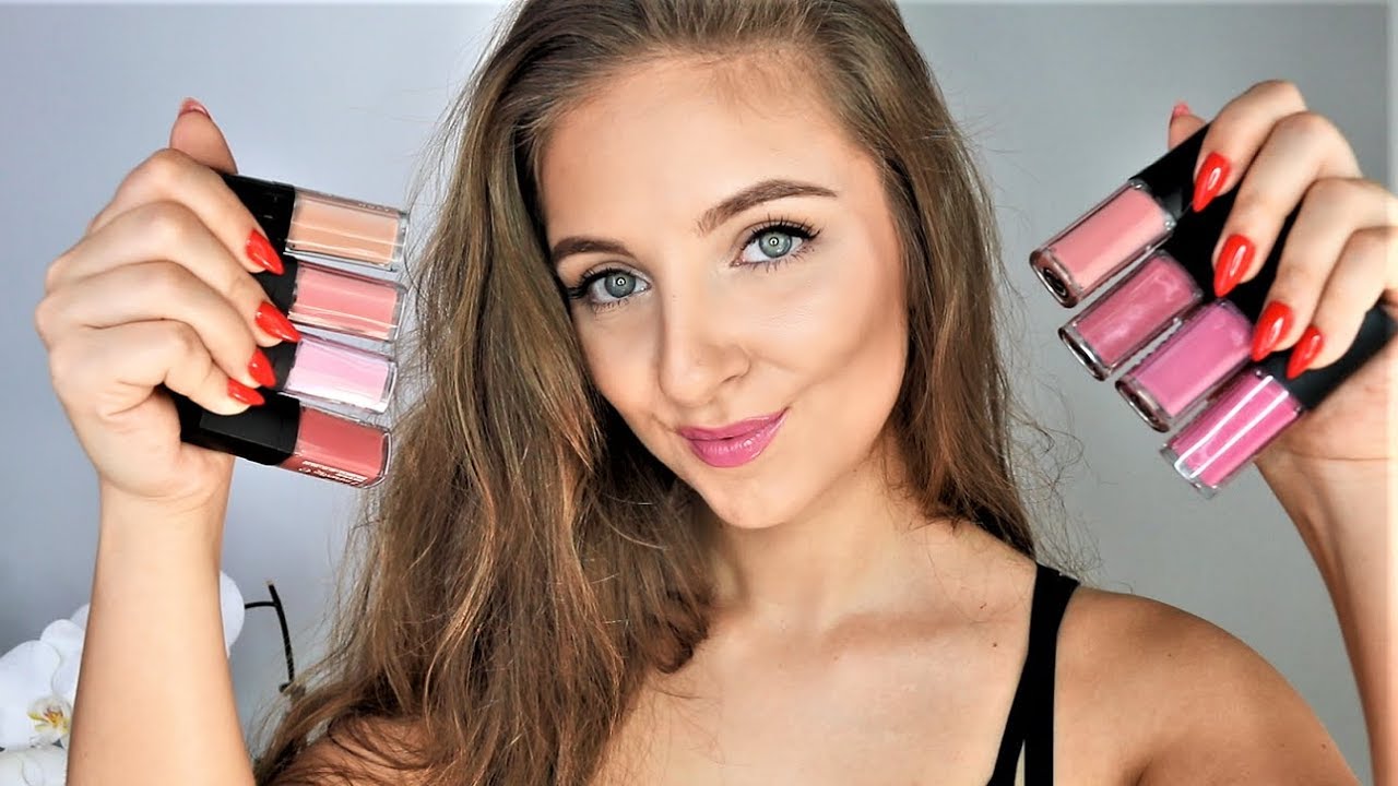 💄SZMINKI W PŁYNIE AVON MARK 💄 || MATOWE I BŁYSZCZĄCE || PRZEGLĄD 8 NOWYCH KOLORÓW