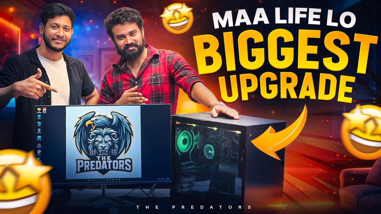 MAA LIFE LO BIGGEST UPGRADE 😍 | New PC Setup 1st Vlog
