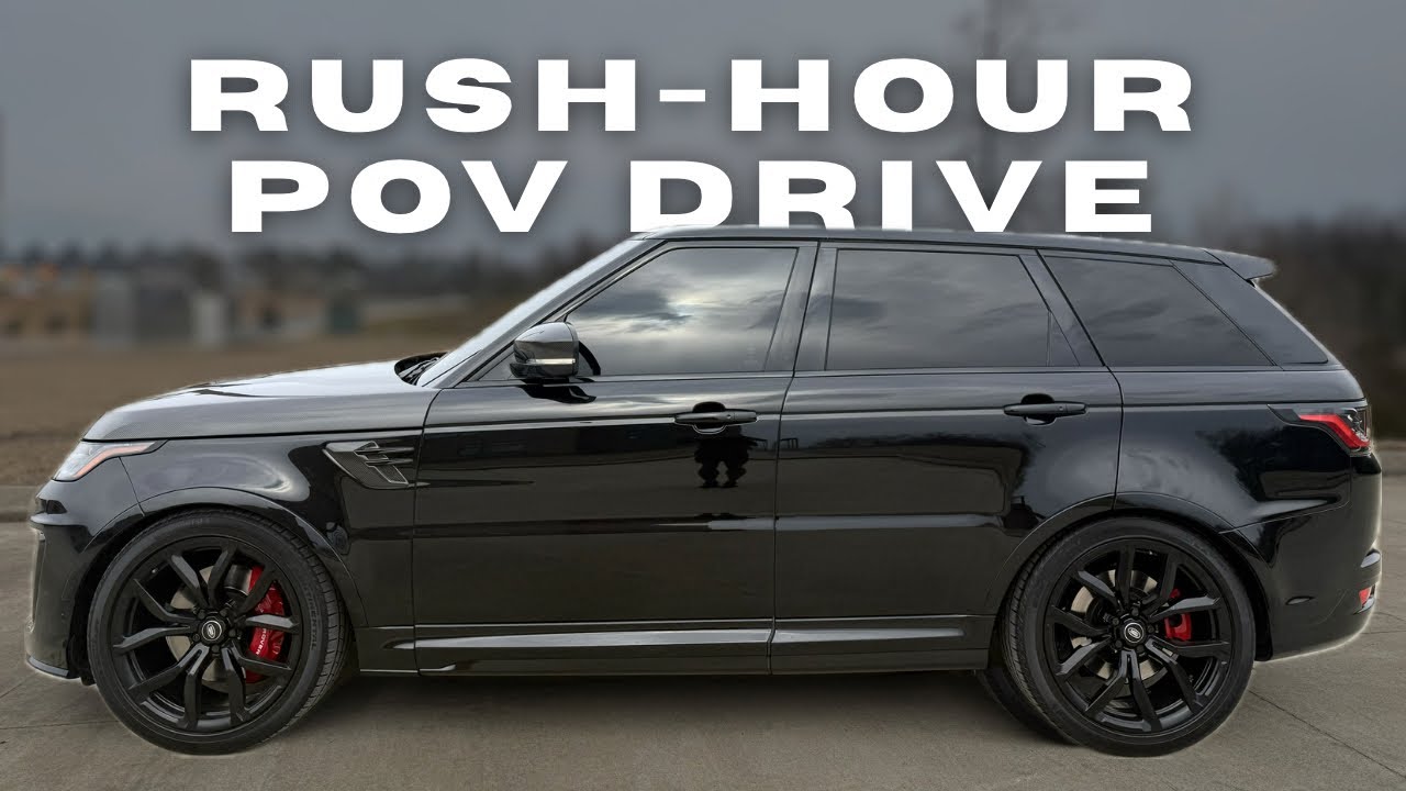 RANGE ROVER SVR RUSH-HOUR POV DRIVE 