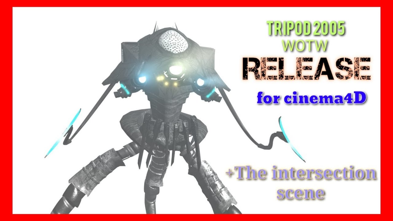 (WOTW/C4D) Tripod 2005 RELEASE FOR CINEMA 4D (model by Yonkenedy, port by Donfrid)