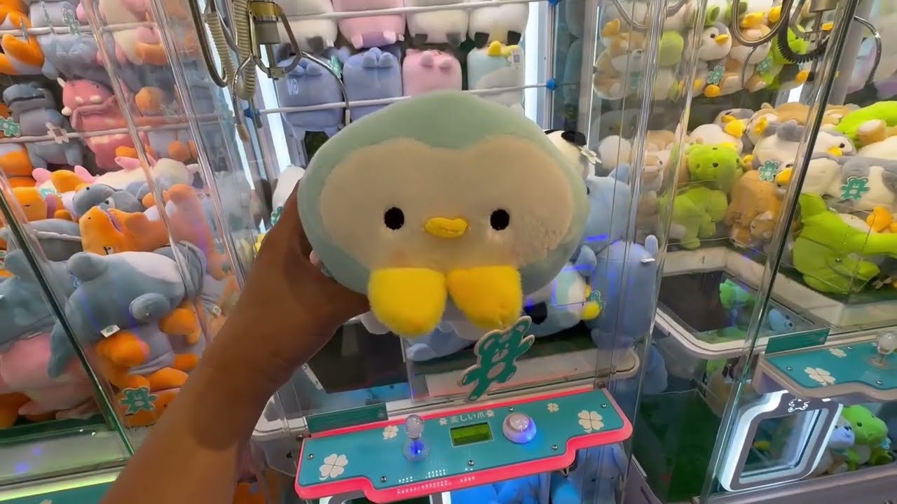 EP86 40 TOKENS CLAW MACHINE CHALLENGE AT FUN CLAW #arcade #clawmachine #capitboneka #夹娃娃 #satisfying
