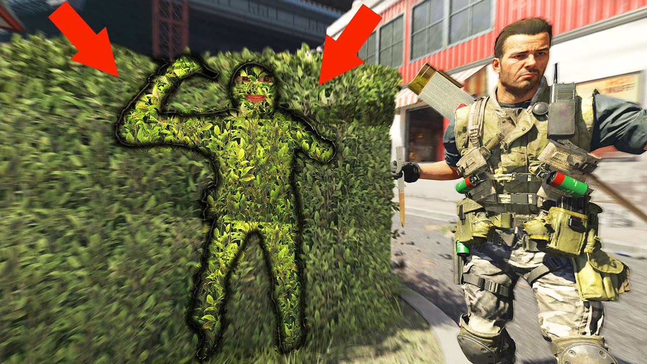 THEY TRIED CHEATING BY GOING FULL CAMOUFLAGE IN HIDE AND SEEK!!! HIDE N' SEEK ON COLD WAR