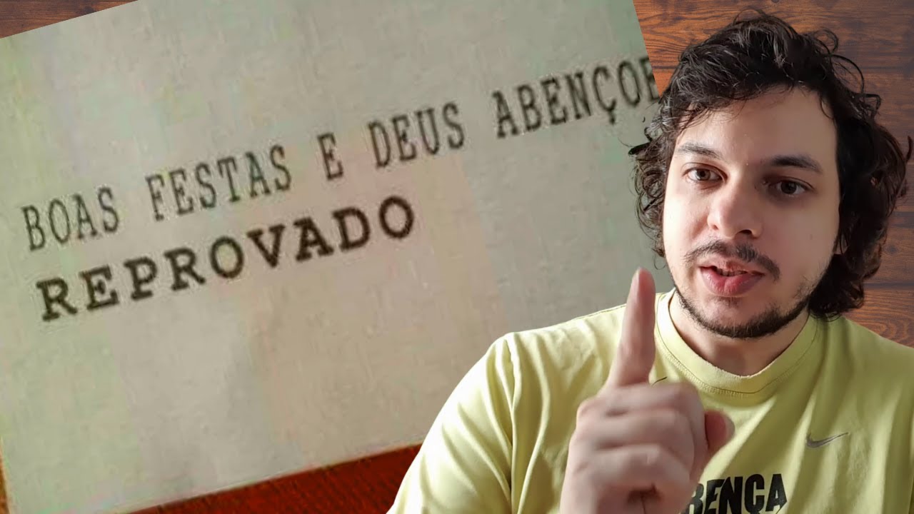 Como funciona a REPROVAÇÃO? (um ponto final, no assunto)