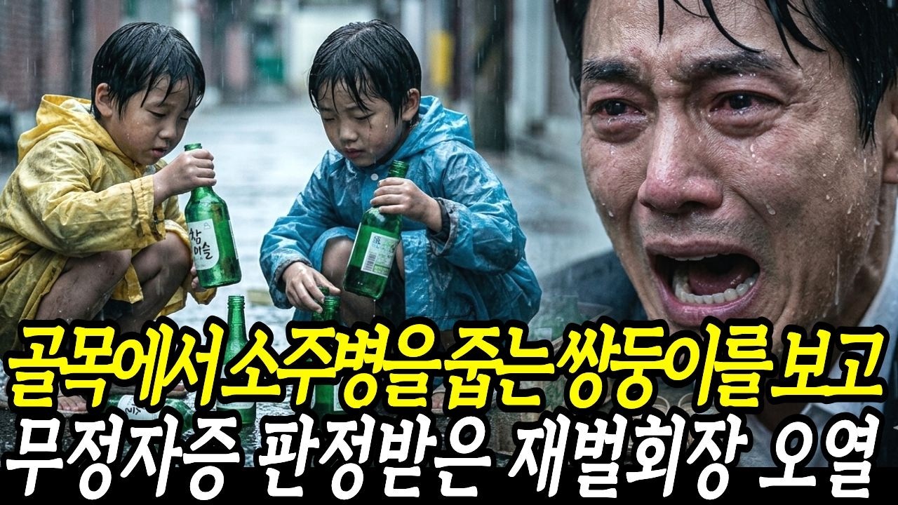 무정자증 판정받은 이혼한 천억 재벌회장이 비 오는날 빈병 줍는 쌍둥이를 보자 오열하는데ㅣ노후사연ㅣ감동사연ㅣ사연라디오ㅣ오디오북