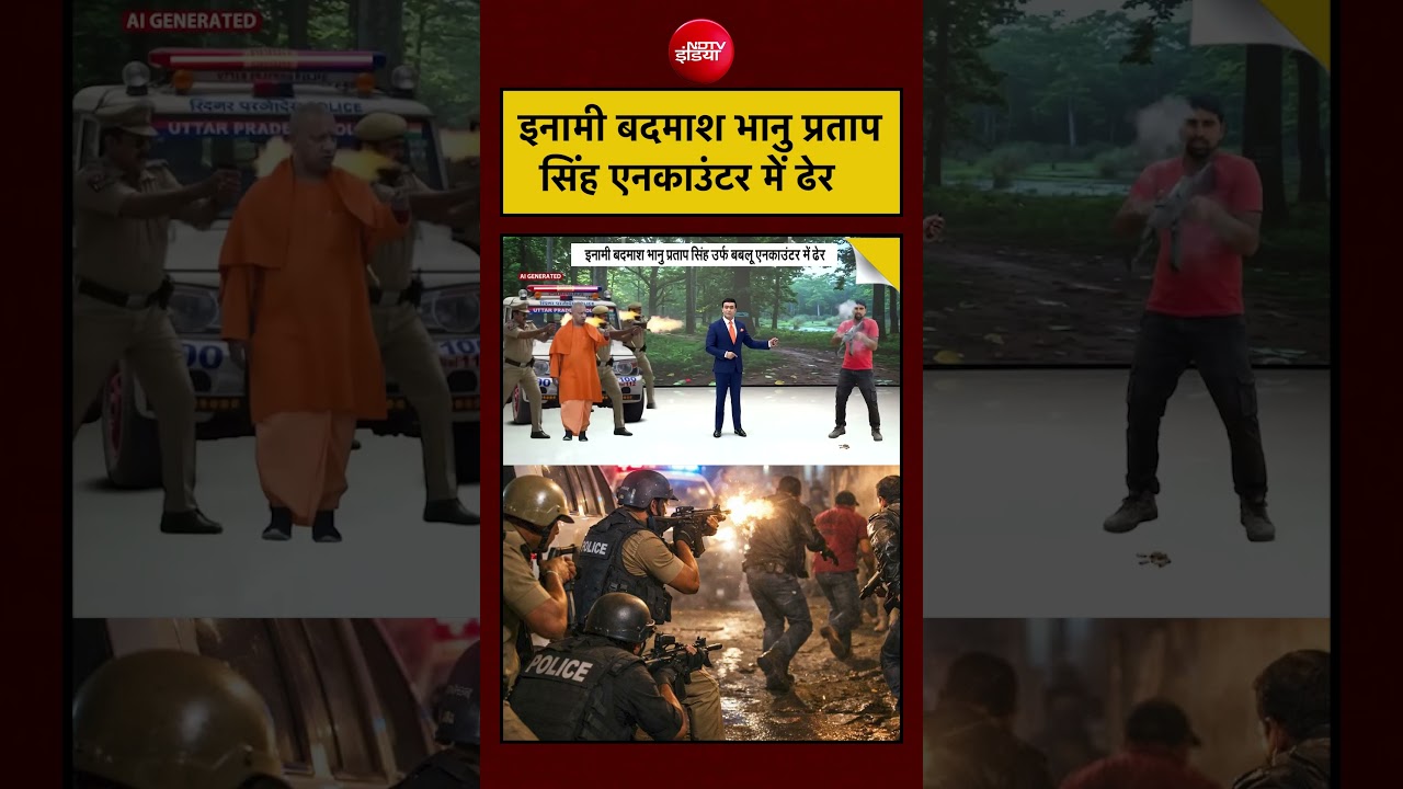 UP Police Action: इनामी अपराधी भानु प्रताप सिंह मारा गया! | Syed Suhail