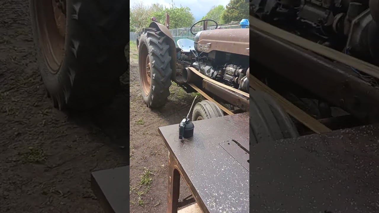 fordson major driving saw bench