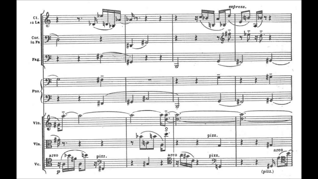 Igor Stravinsky - Septet [With score]