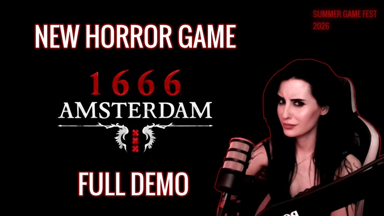Голландка играет в НОВЕЙШИЙ ХОРРОР 1666: AMSTERDAM! Summer Game Fest 2026 | Полное прохождение де...