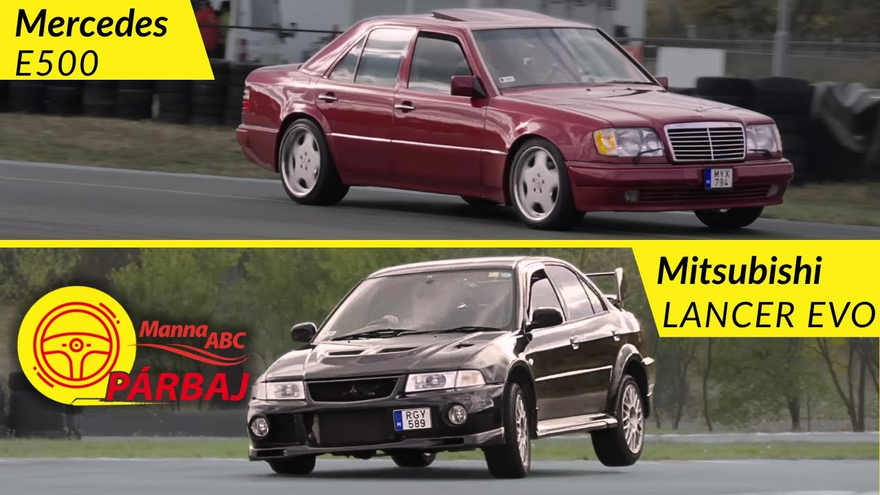 Mint a Taxiban: 500-as Merci a Lancer Evo ellen - Check Engine Párbaj