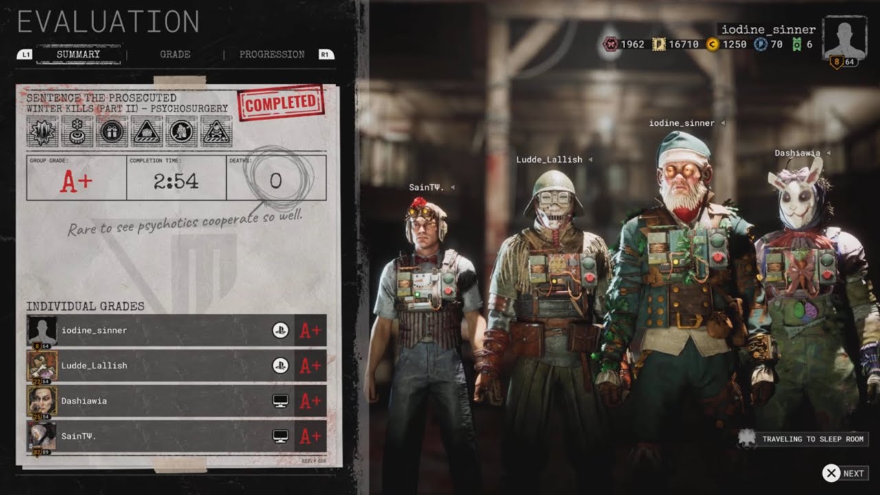 The Outlast Trials - Winter Kills: Sentence The Prosecuted Group Psychosurgery A+ (2:54)