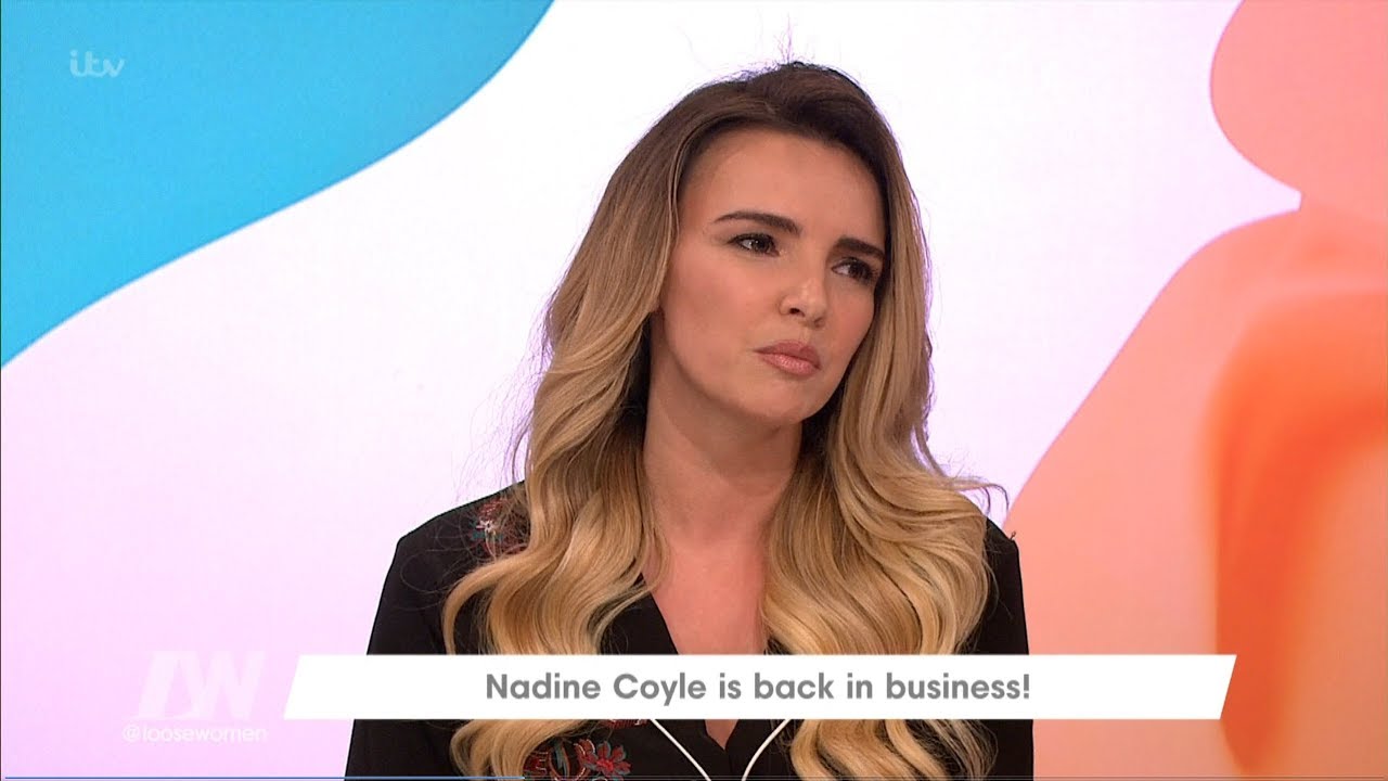 Nadine Coyle of Girls Aloud on Loose Women 26 Oct 2017 Full HD