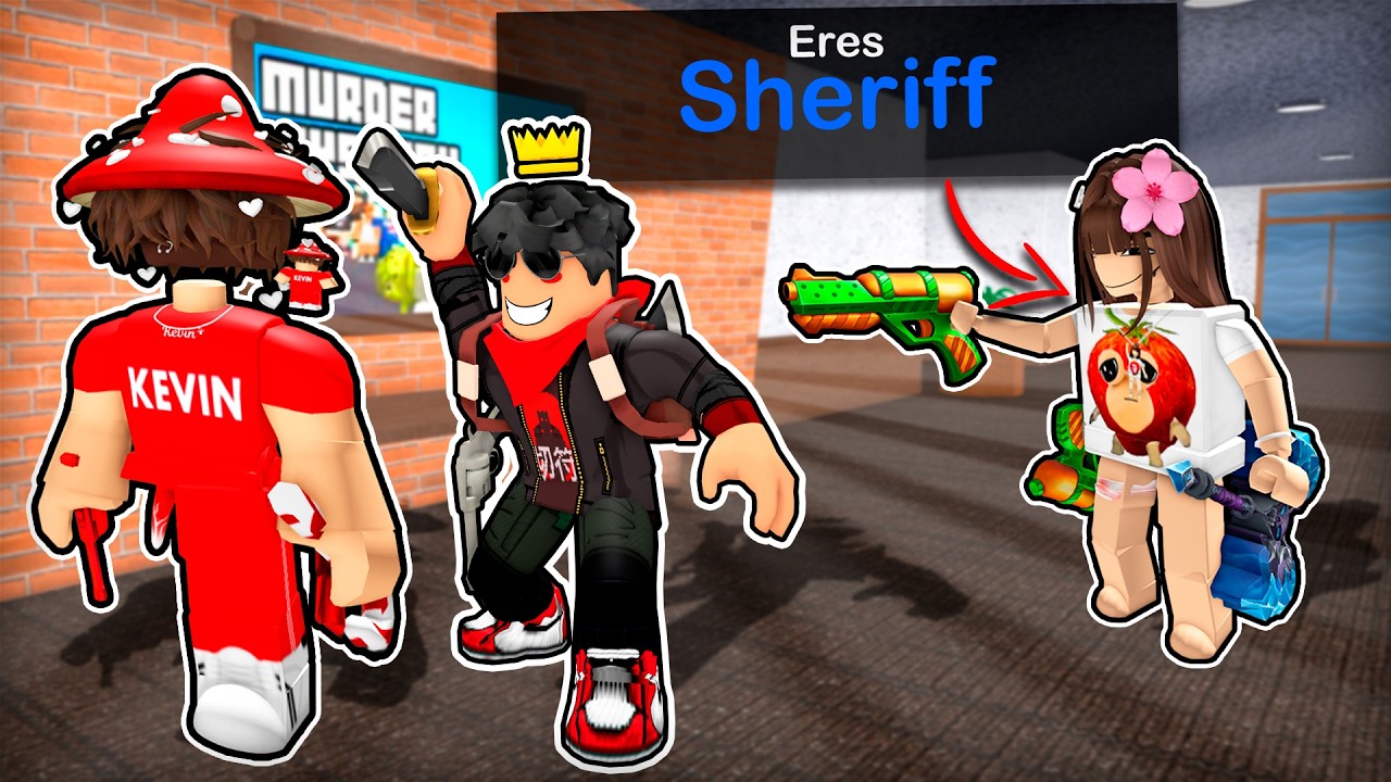 JUGANDO con PROS al MURDER MISTERY 2 en ROBLOX😂🔪