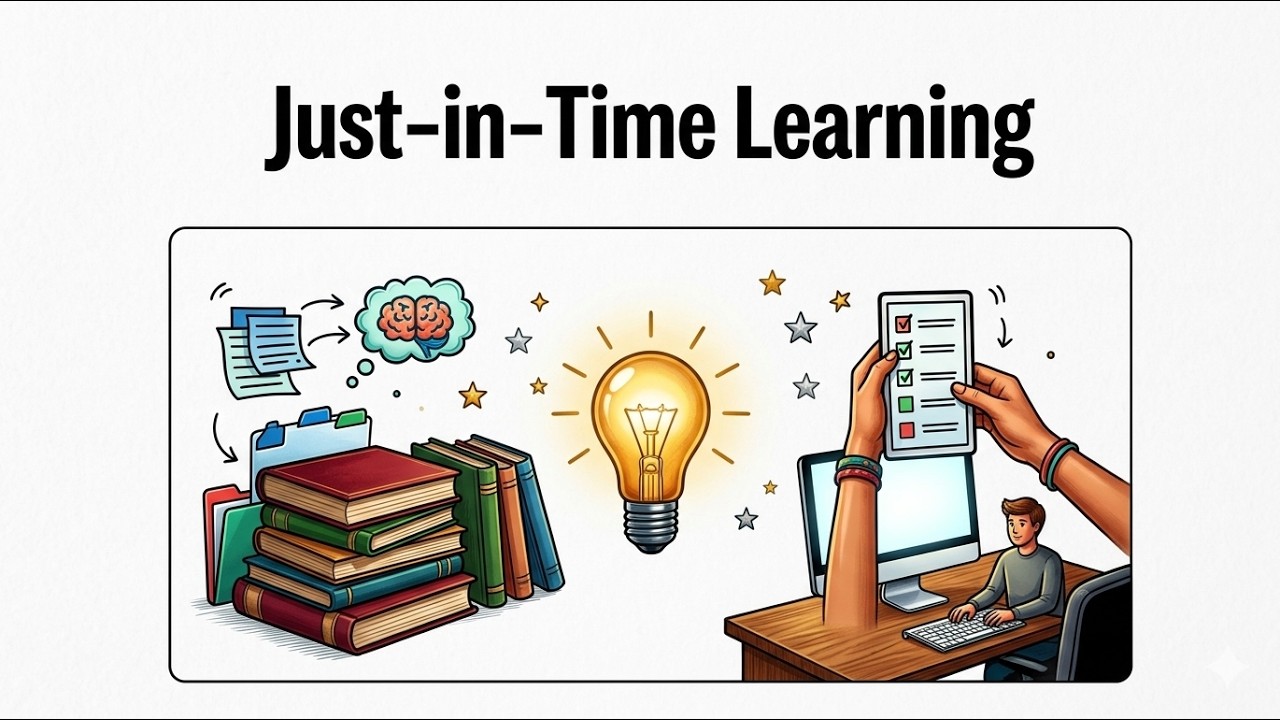 Just-In-Time Learning: Stop Hoarding Information, Start Executing