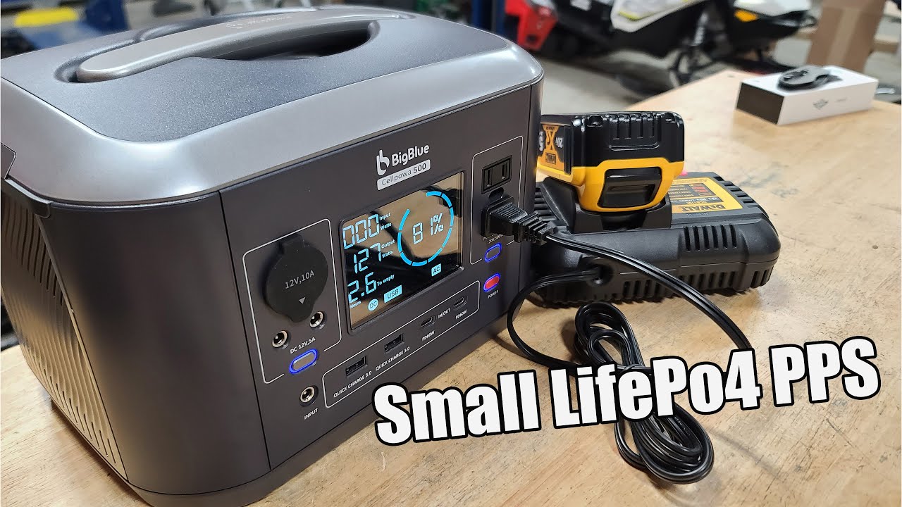 Recenzja przenośnej elektrowni BigBlue Cellpowa CP500 LiFePO4