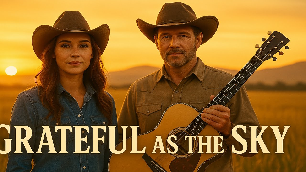 Beautiful Country Gospel Song – Grateful as the Sky | Spiritual Country Music 2025