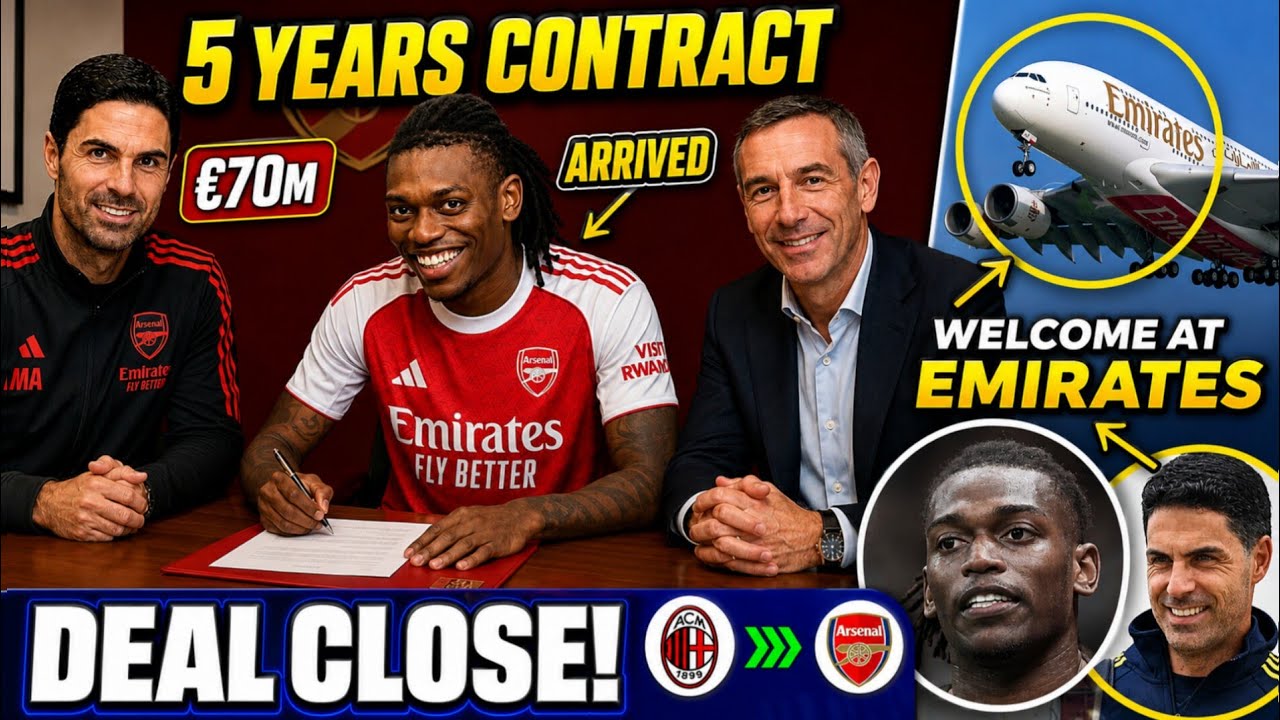 🚨 Just Now ⭕ Confirmed 100 %✅ RAFAEL LEAO SIGN TO ARSENAL HE LEAVE AC MILAN 🔥