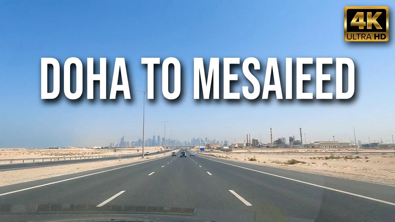 Qatar Driving | Doha to Mesaieed 4k