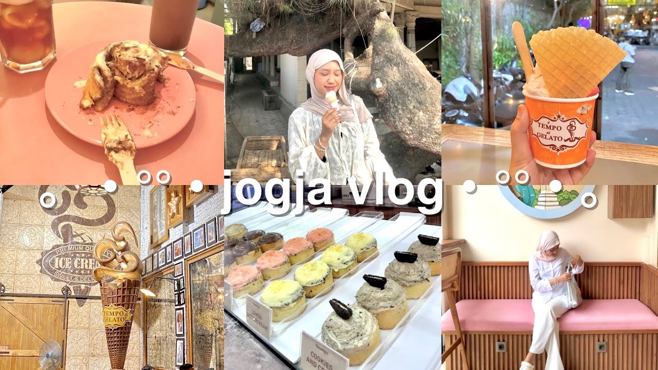 JOGJA VLOG 🍪 cute cafe, tempo gelato, grwm, etc.