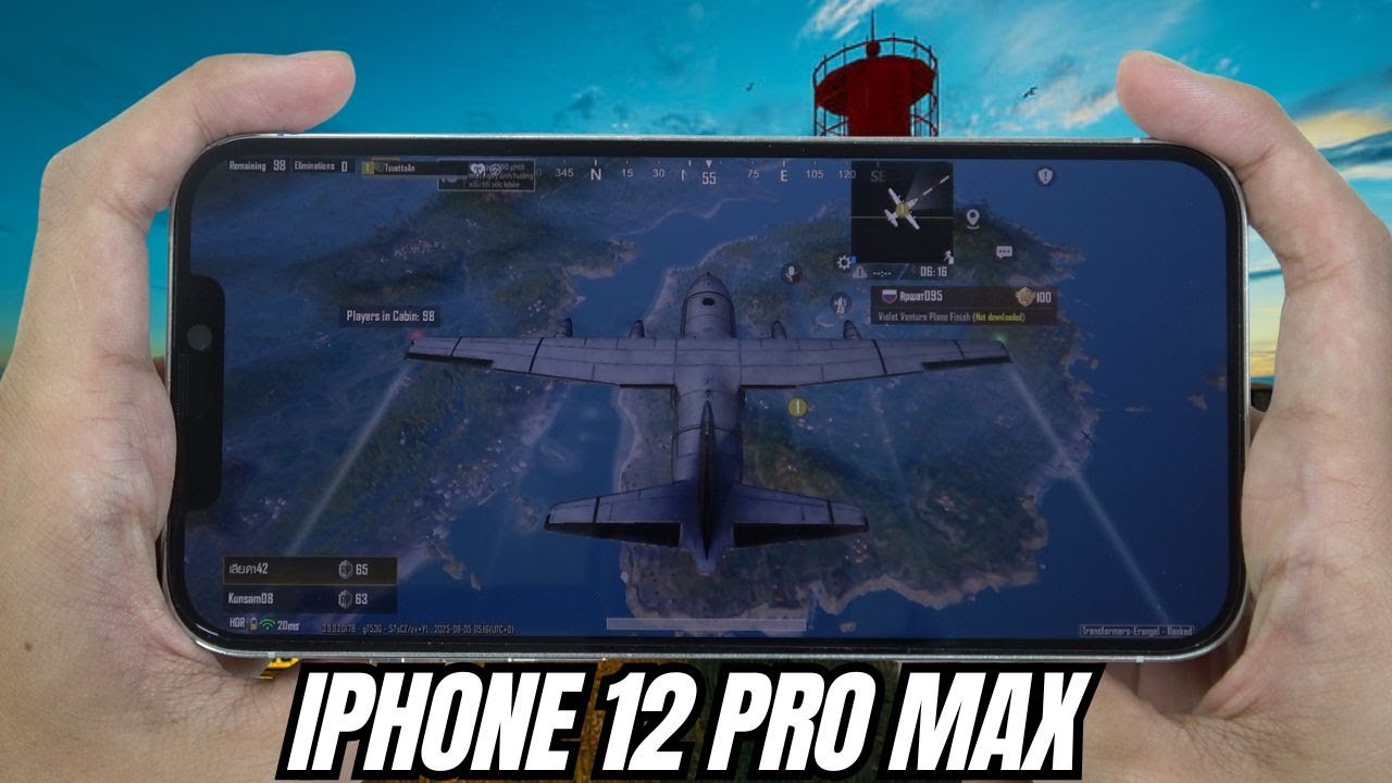 iPhone 12 Pro Max test game PUBG Mobile 2025 | Apple A14 Bionic