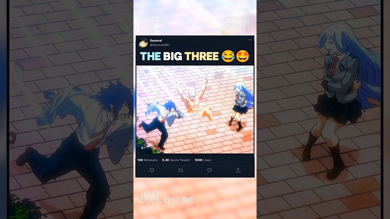 THE BIG THREE 😂🤩 | #myheroacademia #edit #amv #mha #anime