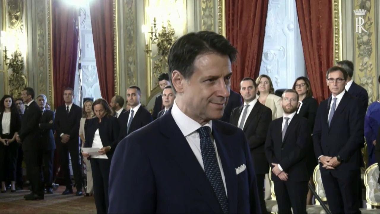Conte bis, il giuramento del premier al Quirinale con Mattarella