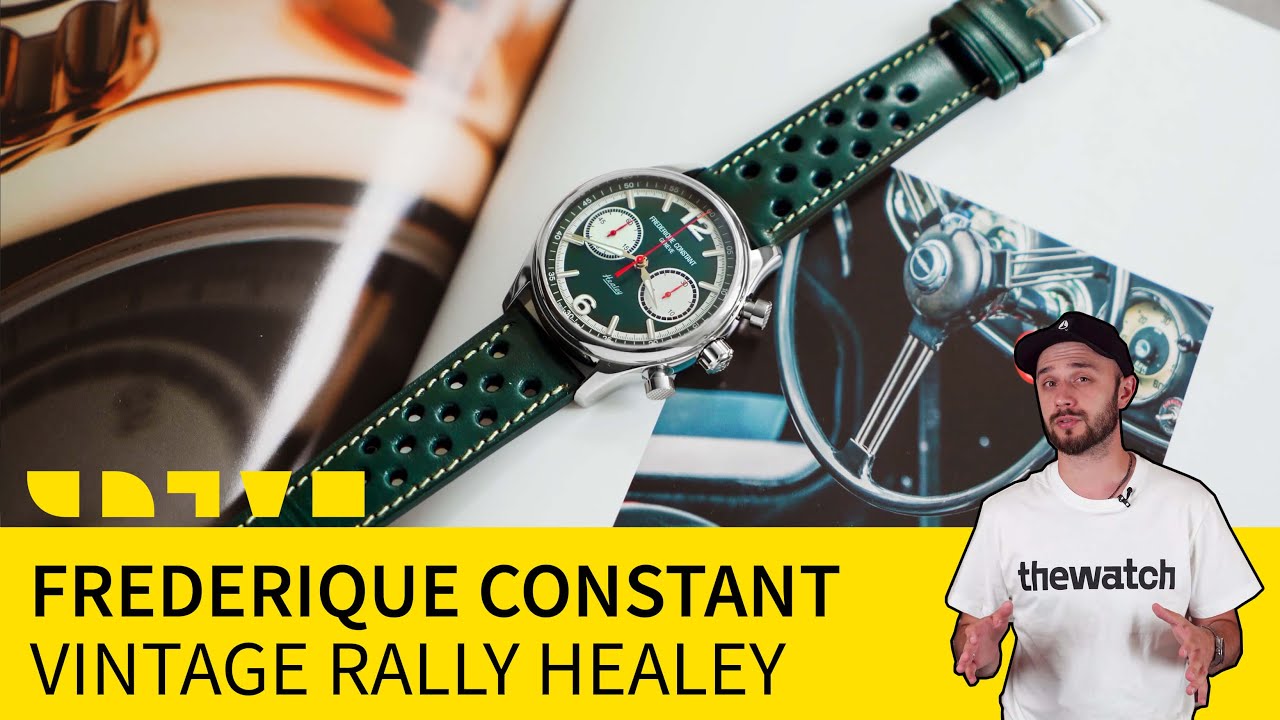 Frederique Constant Vintage Rally Healey – механический хронограф для фанатов ретро автомобилей