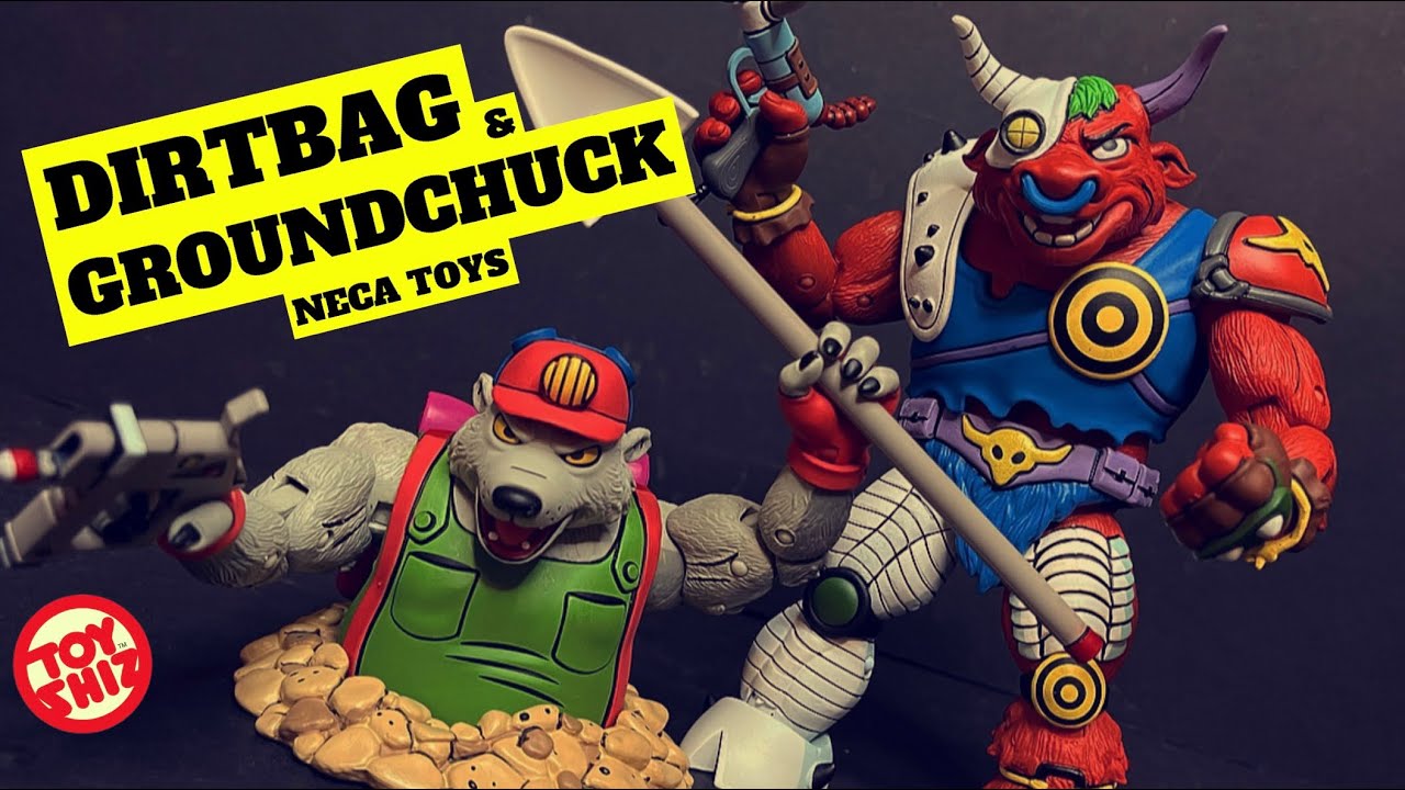 🦃 2021 DIRTBAG & GROUNDCHUCK | Target Excl Cartoon TMNT | NECA Toys