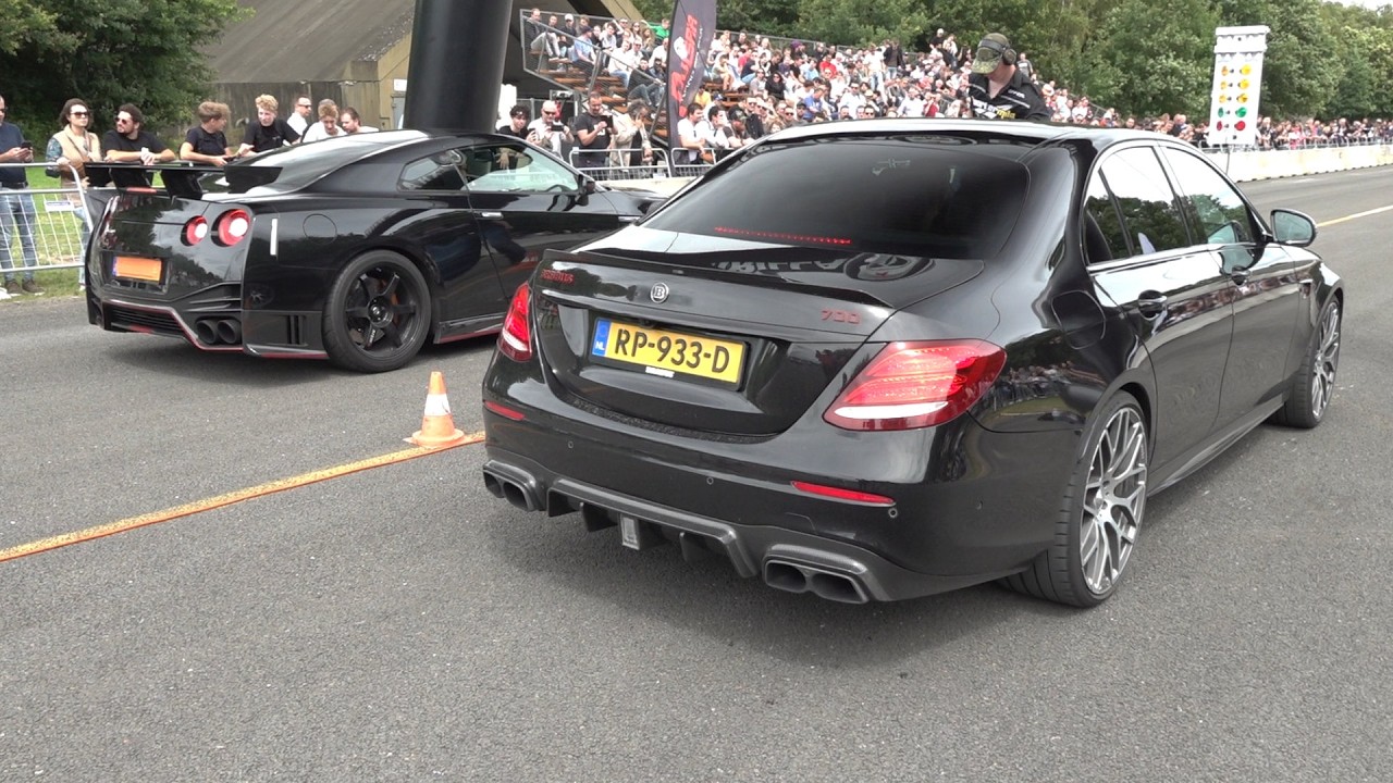 Mercedes-AMG BRABUS 700 vs Nissan GT-R R35 Nismo vs Audi RS3 Sedan Stage 4