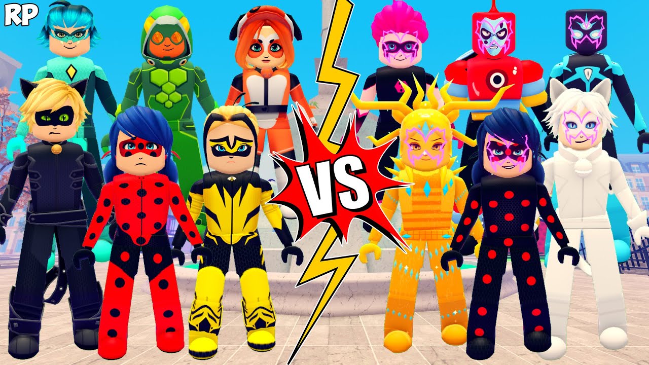 AKUMATIZED VS ORIGINAL TRANSFORMATION (COMPARISON) NO MIRACULOUS RP - MIRACULOUS ROBLOX!