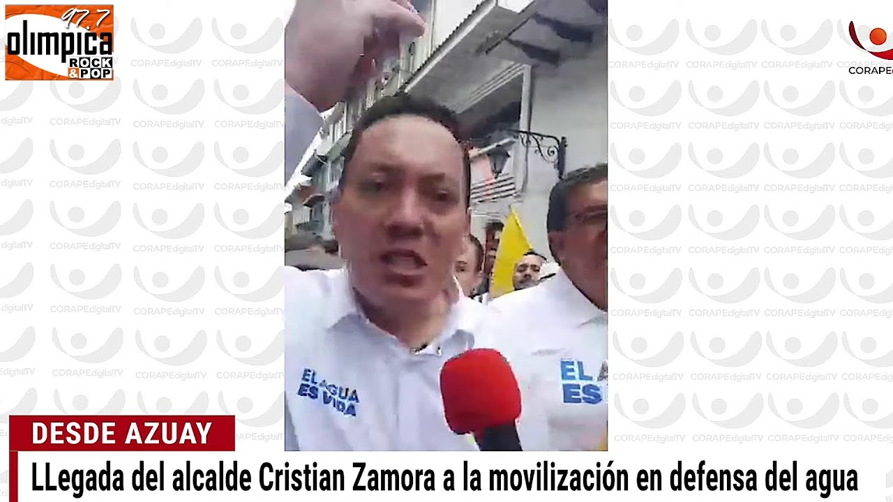 🔴▶ NOTIACCIÓN EN VIVO|| Marcha en defensa del agua en Cuenca: 