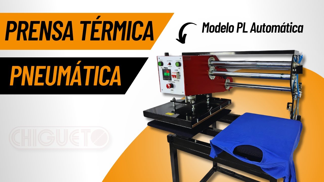 PRENSA TÉRMICA PNEUMÁTICA (MODELO PL)