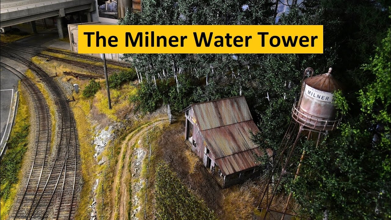 Modeling & Weathering a Tichy Train Group Water Tower # 361 | Scenery Series  # 14 | Boomer Diorama