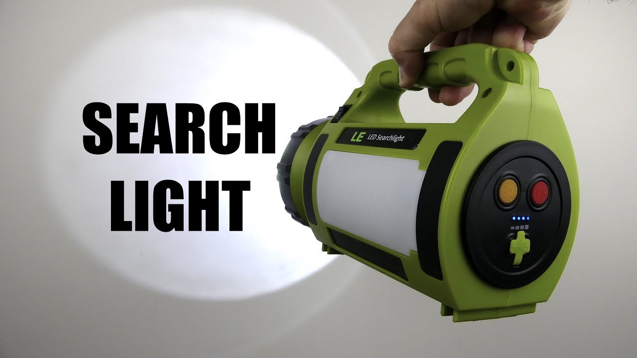 Lighting Ever (LE) 10w Flashlight  / Torch / Search Light  Review