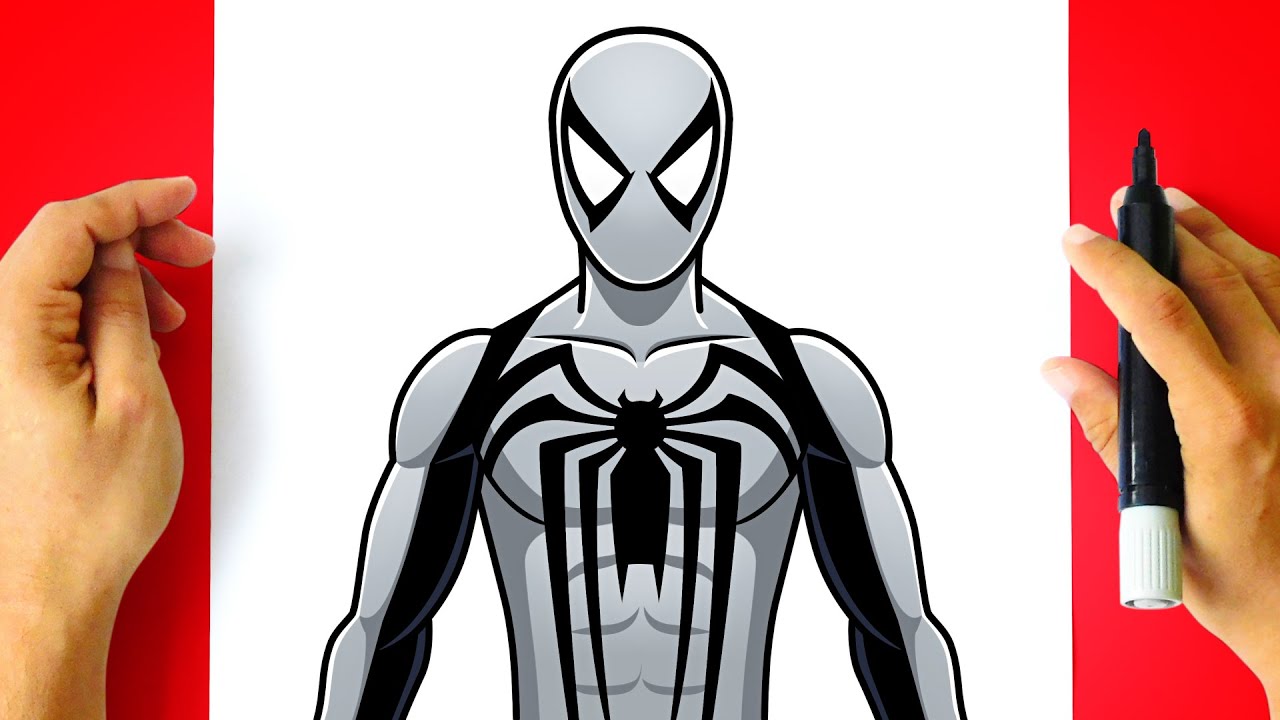 Como DESENHAR o HOMEM-ARANHA - Como DIBUJAR a SPIDERMAN 🕷 Anti Venom Suit 🕷 Spider Man 2