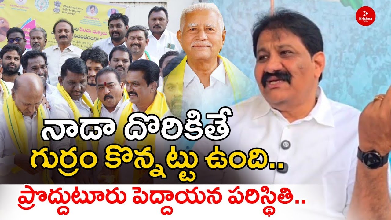 నాడా దొరికితే గుర్రం కొన్నట్టు ఉంది..Rachamallu Funny Comments on Varadarajula Reddy | Krishna Talks