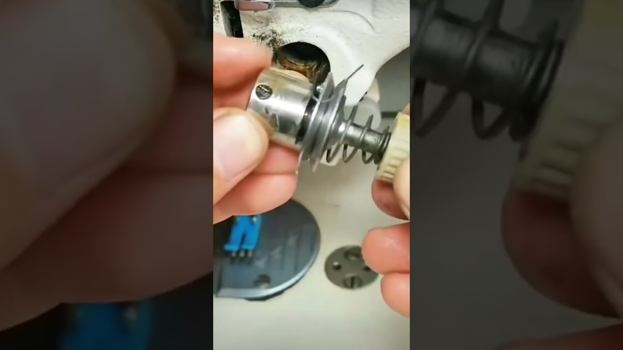 how to set sewing machine tension post spring