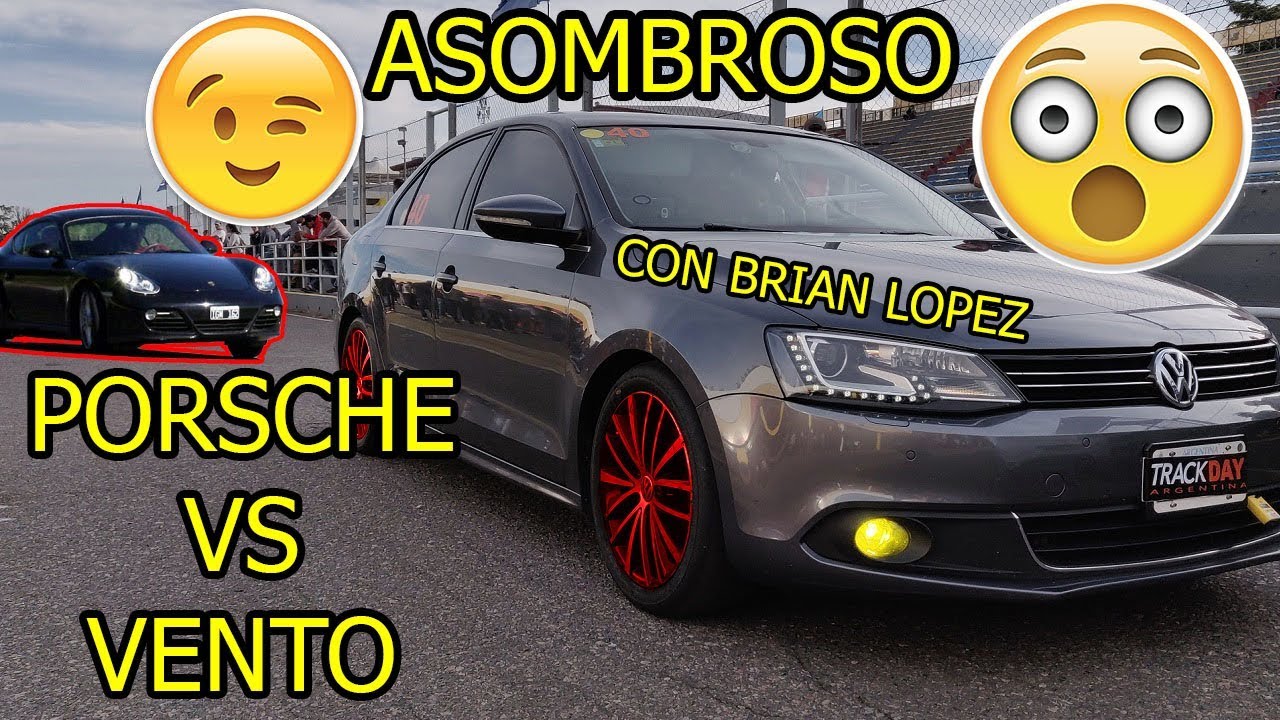Vento💥 VS Porsche Cayman S 🔞 Trackday 😈 con Brian Lopez 😎 vw Jetta