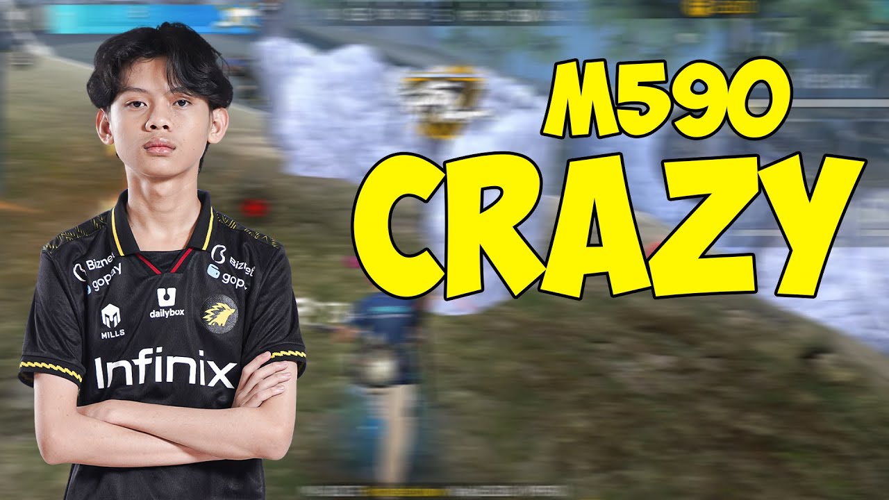 SOLO VS SQUAD SHOTGGUN M590 CRAZY SHOTGUN - FREEFIRE