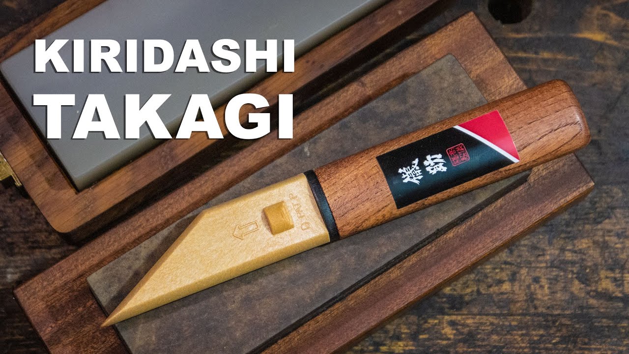 Takagi kiridashi. Як довести японський фабричний шорний, розміточний ніж.