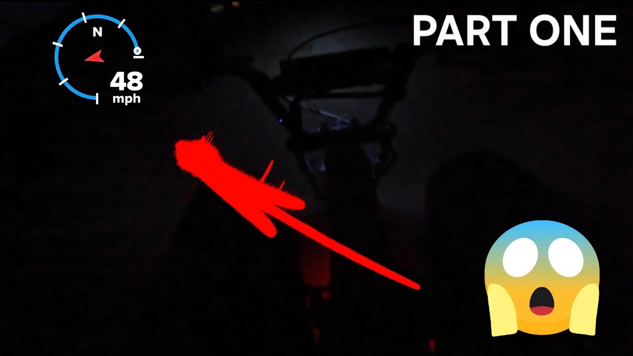 Governed 212cc mini bike hits 48 mph during night ride(part 1 of 2)