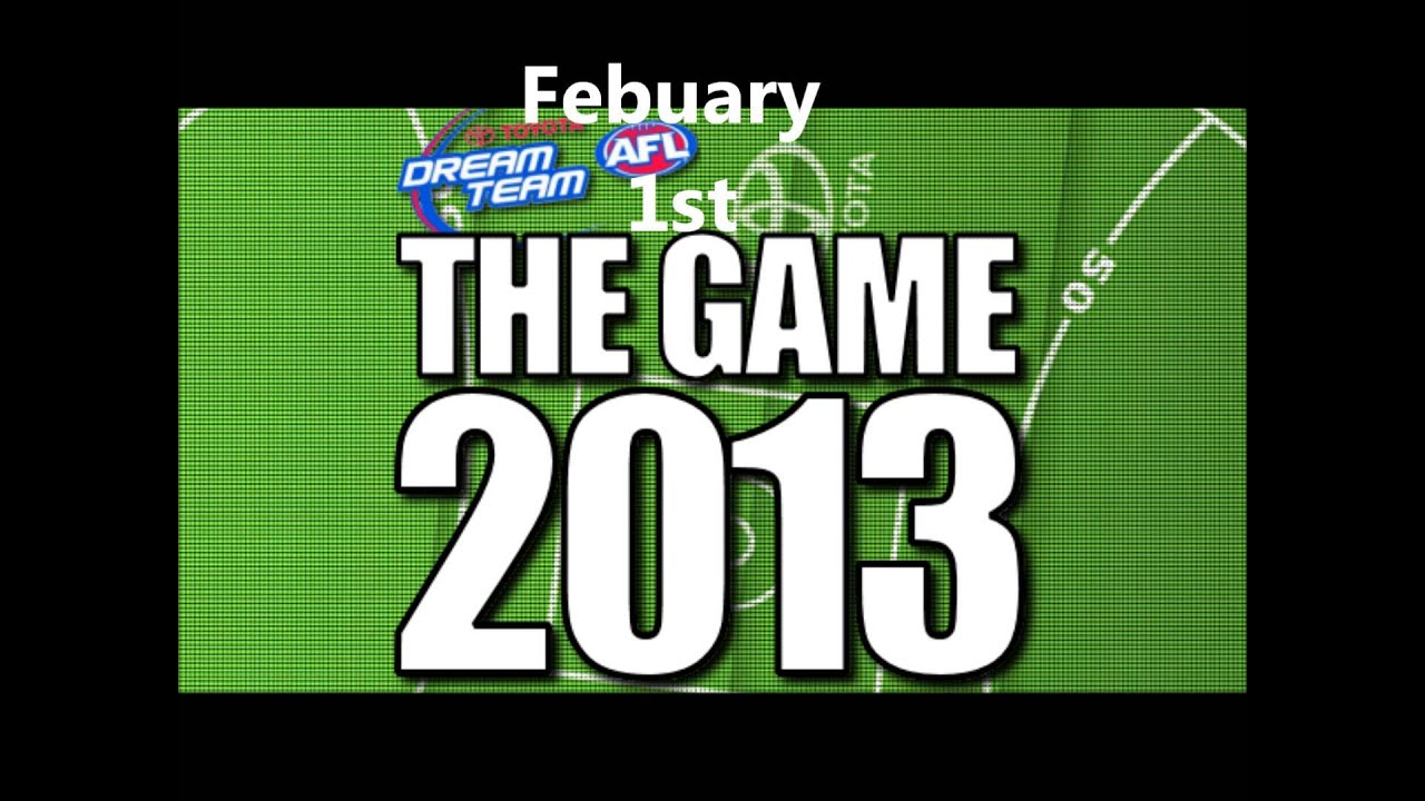 AFL Dream Team 2013 Coming Soon